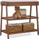 Delta Children Scout Changing Table, Chestnut, 35.25"W x 18.75"D x 34.7"H