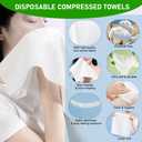 Towel Refills for Hot Face Towel Heater Machine, 180 Pcs Disposable Compressed Face Towels for Smart Towel Warmer, 9 Buckets, 20 Pcs Per Bucket