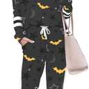 RUBZOOF Womens Lounge Sets 2 Piece Sweatsuits Fall Outfits Halloween-A 2XL (XXL)