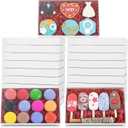 RomanticBaking 24 Pack 9 1/2" x 6" x 1 1/4" Clear White Cookie Boxes with Full Window,Bakery Cakesicle Boxes Macaron Boxes for Christmas Valentine's Halloween Easter Father's Mother's Day Wedding