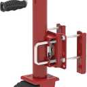 8-inch Wheel Trailer Jack, 13" Vertical Movement, 2000 lbs, for RV, Boat, Trailer and More, Red