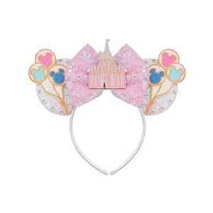 Castle Mouse Ears Headband Sequin Pink Mouse Ears Mouse Ears Bow Headbands Christmas Headbands for Adults