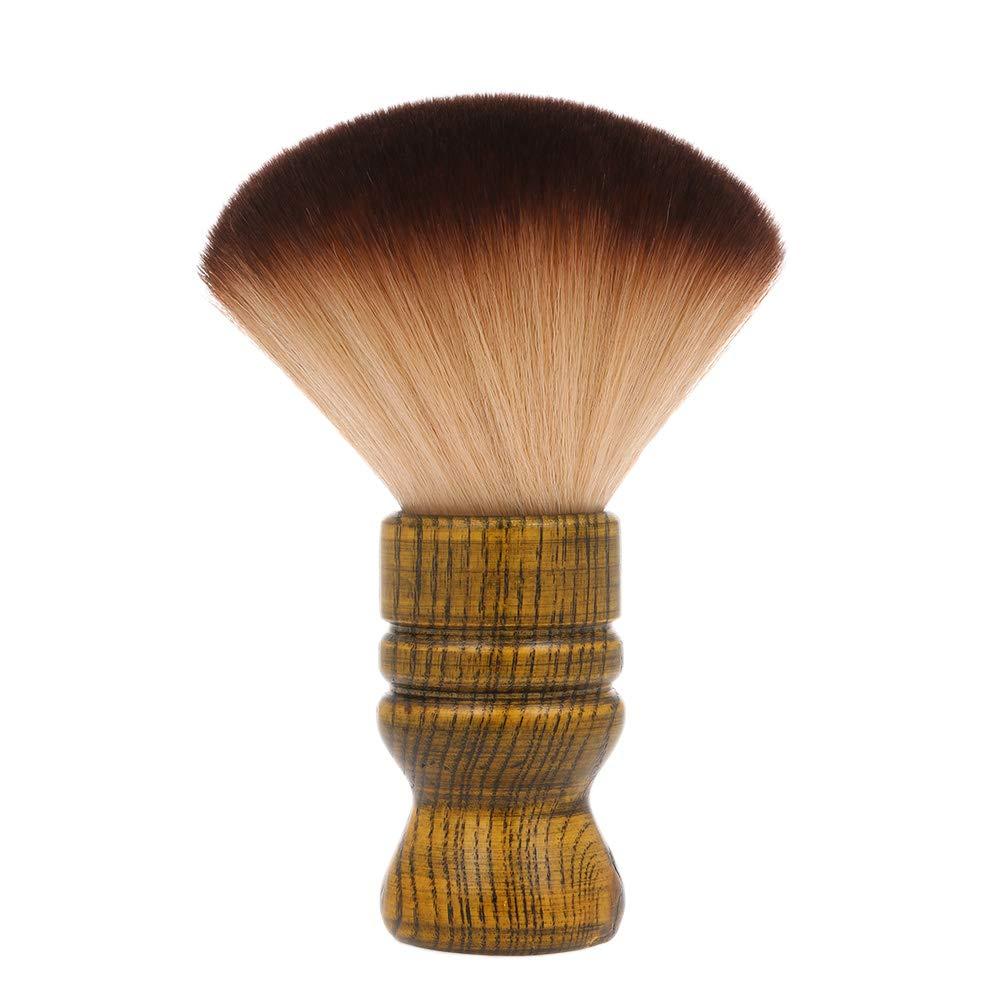 Barber Neck Face Duster Brush Anself Soft Cleaning Hairbrush Hair Sweep Brush Nylon Hair Wooden Handle Cutting Kits