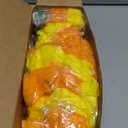 5 Pcs 50 Inch Diwali Artificial Marigold Garland with Wooden Lotus Hanging for Decoration Indian Pooja Decor Lotus Flower Decor Indian Pooja Ganesh Decorations for Home Wall New Year Gift