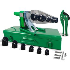 Plastic Water Pipe Welder for PP, PP-R, PE, PP-C - Poly Pipe Fusion Machine - PVC Pipe Heater - 110V Pipe Welding Equipment (63)