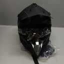 OUMURS Adult Motocross Dirt Bike Helmet with Goggle, Gloves & Mask - DOT/FMVSS-218 Off-Road Motorcycle & ATV Helmet with Adjustable Sun Visor (X-Large, Matte Black-188)