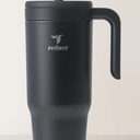 REDUCE 40 oz Stainless Steel Tumbler with Handle - Dual-Wall Vacuum Insulated Travel Mug, Sweat-Proof Lid & Reusable Straw - Keeps Drinks Cold for 24 Hrs, Fits Cupholders, Dishwasher Safe