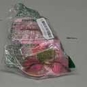 5 Pcs 60s 70s Women Hippie Disco Costume Accessories Set with Headband Earrings Sunglasses Silk Scarf (Pink)