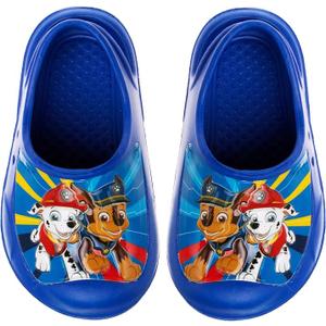 Josmo Boys Clog Water Slides Mickey Mouse Cars Paw Patrol Summer Sandal Kids Pool Shoes Backstrap Closed Toe Sport Athletic Character Slip On Clogs (Size 9-10 Toddler/Little Kid)