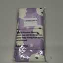 Farmhouse Cotton Linen Pillowcases - Cute Ghost 18x18 Inch Purple And White Spooky Throw Pillow Covers Set of 2 For Halloween Home And Outdoor Decor