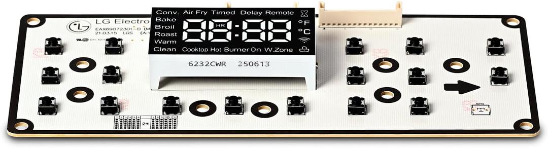 EBR89296401 Range Display Control Board Compatible With LG