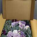 Artificial Wedding Arch Flowers Kit(Pack of 2) for Wedding Arch, Bridal Shower, Ceremony and Reception Backdrop Decoration (Dancing Purple Kelsang Flowers)