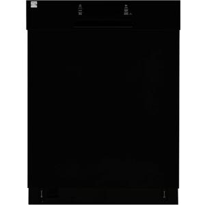 Kenmore 22-14609 24" Built-In Dishwasher - UltraWash Plus, TurboDry, SmartWash & EasyFlex Third Rack - 15 Place Settings - 45 DBA - ENERGY STAR Certified - 24" - Black