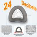 2 Packs Memory Foam Nasal Mask Cushion (S) for ResMed AirTouch N20 & AirFit N20, Highlights Leak-Free Seal with Brown Memory Foam CPAP Technology - Small