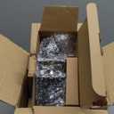 Haidms 6 Pack Matte Black Door Knobs Interior, Privacy Interior Door Knob for Bedroom or Bathroom Classic Black Round Doorknobs Hardware(Square Panel Interior Door Konbs)