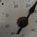La Crosse Technology 404-00237-INT 18" Atomic Outdoor Clock with Thermometer & Hygrometer (Silver)