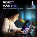 Peslv Privacy Screen for 13.5 Inch Surface Laptop 6/5/4/3/2/1, MagicSuction Removable Anti Spy Black Protector, Glare Blue Light Filter for Microsoft Laptop Computer Monitor