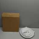 Sweese 3 Tier Cupcake Stand- White Porcelain Cake Stand- Dessert Stand, Tiered Serving Trays for Parties