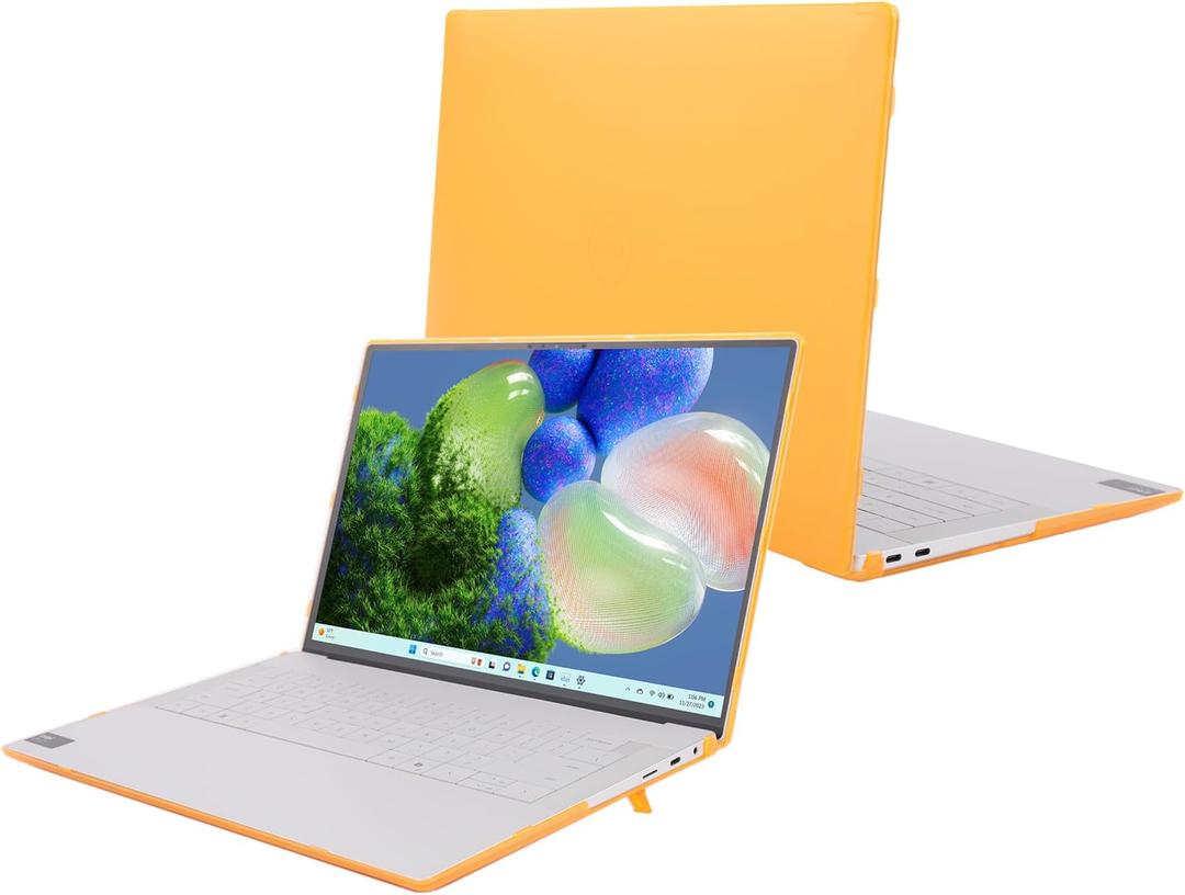 mCover Case ONLY Compatible for 2024 or Later 14.5" Dell XPS 14 9440 and DELL 14 Premium DA14250 Series non-2-in-1 Traditional Windows Notebook Computers (NOT Fitting Other Dell Models) - Orange
