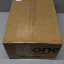 Oneach 9" Cordless Table Lamps Set of 2, Gold Rechargeable Battery Operated Lamp, 3-Way Stepless Dimming Touch Mushroom Lamps, Small Glass Nightlight for Bedroom Dining Table Living Room Shelf Decor