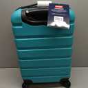 Wrangler 22" Hardside Spinner Carry-On Luggage, Teal