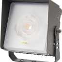 Led Landscape Outdoor Spot Light with Anti-Glare Cap - Heavy Duty Waterproof IP65 120V 270 Adjustable Mount, 3000K Thickened Aluminum Spotlight for BLDG Yard Garden Tree (48 Watts)