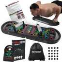 HOTWAVE Push Up Board Fitness, Portable Foldable 20 in 1 Push Up Bar at Home Gym, Pushup Handles for Floor. Professional Strength Training Equipment For Man and Women