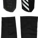 adidas Soft Ground Competition Predator Shin Guards (X-Large, Black/White/Team Shock Pink)