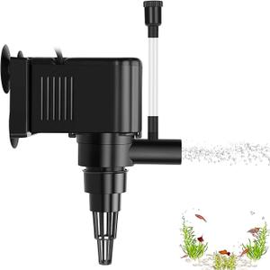 AquaMiracle Aquarium Powerhead Pump Circulating Water Pump 135 GPH for 1040 Gallon Aquariums with Aerating Features