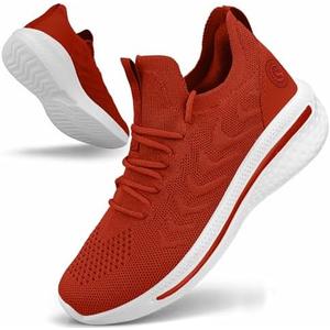 Pujcs Womens Sneakers Non Slip Walking Shoes Lightweight Tennis Shoes Breathable Running Shoes Gym Workout Mesh Sneakers, Size 41