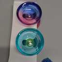 MAGICYOYO K2 Responsive Yoyo for Kids Beginners Yo-Yo with 2 Yo Yo Gloves, 2 Yo-Yo Bags, 12 Yo yo Strings (Crystal Green+Crystal Purple Pink)