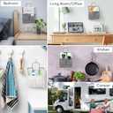 Kanrichu 2pcs Wall Hanging Baskets for Organizing, Wall Hanging Storage Bag as Over the Door Organizer, Wall File Organizer, Rv Storage and Organization. For Bedroom, Office, Camper (Khaki-Upgraded)
