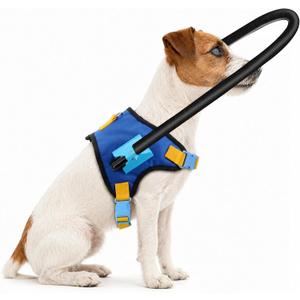Adjustable Blind Dog Halo Collar, Protective Navigation Aid with Protective Ring Collar for Visually Impaired Dogs (XS fits 16.80"-20.90")