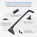 PARTOL Roof Rack Crossbars fits for Nissan Rogue 2021 2022 2023 2024 2025 SV SL Platinum with Side Rail, Rogue Roof Rail Aluminum Luggage Rack Cargo Carrier for Snowboard Canoe Kayak Bike, Black
