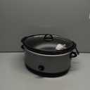 Crock-Pot 7-Quart Manual Slow Cooker, Family Size Serves 8+ People or Fits 6-lb Roast, Removable Stoneware with Warming Setting, Dishwasher Safe for Easy Cleanup, Charcoal