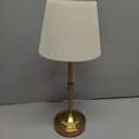 Cordless Table Lamp Portable, 3 Light Colors & Brightness Adjustable , 5400mAh Battery Operated Rechargeable, Wireless Lamp for Kitchen Counter Bedroom Living Room, LED Vintage Lamp (Gold Brass) (1 Pack)