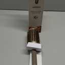 AIMIKE Round Hair Brush, Nano Thermal Ceramic & Ionic Tech, 2.1 Inch Barrel with Boar Bristles for Enhanced Texture, Golden, Hair Drying, Styling, Curling and Shine + 4 Free Clips