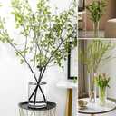 3 Clear Acrylic Cylinder Vase for Centerpieces, Tall Cylinder Plastic Hurricane Vases, Large Unbreakable Flower Vases for Wedding Bouquet (D 4.8", D 6" X H 15.8" +D 4" X H 12") 3 Different Sizes