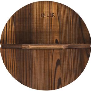 ZhenSanHuan Natural Wooden Wok lid/Cover Kitchen Tool, Pot Cover Lightweight Handcrafted Wooden Kitchen Accessory (34cm/13.4inch)