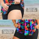 Daci Women Plus Size Tankini Swimsuit - 2 Piece Flowy Plus Size Bathing Suits and Shorts with Pockets 2025 (XL)