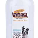 Palmer's for Pets Cocoa Butter Formula Direct Relief Lotion Spray for Dogs with Vitamin E | Fragrance Free Dog Lotion for Dry Itchy Skin Spray On Lotion for Dogs - 8 oz (FF15584)