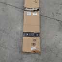 PVC Slide-On Door Bottom | Adjustable Plastic Weatherstrip Door Bottom with Drip Cap | 3 Feet (36-Inch) | for 1 3/4 Doors | Black | Fits Gaps 3/8 to 7/8 | Made in The USA
