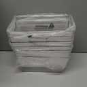 12 Pack Middle Organizers and Storage, Pantry Organization and Storage Bins, Cabinet Organizer, Clear Plastic Storage Containers with HandleAcrylic Storage Bins for Cabinet, Fridge