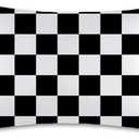 1 Pack Satin Pillowcase for Hair and Skin Abstract Checkered Imitation Silk Pillowcase 20" x 36" with Hidden Zipper Soft Smooth Cooling Checkerboard Pillow Cover King Size for Bedroom Sofa