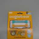 Oogiebear: Baby Nose Cleaner & Ear Wax Removal Tool - Safe Booger & Earwax Removal for Newborns, Infants, Toddlers - Dual-Ended - Essential Baby Stuff, Diaper Bag Must-Have, Orange & Seafoam With Case