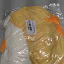 PEACH CAT Banana Duck Plush Toy Cute Plushie Hugging Plush Pillow Duck Stuffed Animal for Girls and Boys White 19.7"