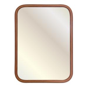 18x24 Mirror Rounded Rectangle Brown