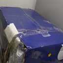 MAXYOYO 59" Bean Bag Sofa Couch, Loveseat Boneless Couch in a Box, Upholstered Small Mini Sofa with Deep Seating for Living Room Bedroom Office Apartment, No Assembly, Black