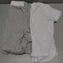 13-14Y Years Girls Sizes 2 Piece Casual Set Ruched Short Sleeve Fitted Waist-Cinched Top & Wide Leg Pants