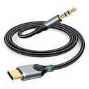 FonVol USB C to 3.5mm Audio Aux Jack Cable[4ft], Type C to 3.5mm Headphone Car Stereo Cord Compatible with iPhone 15 16 Pro Max,Samsung Galaxy S24 S23 S22 S21 Note 20, Pixel 4 5 XL, iPad Pro-Grey